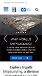Mobile Screenshot of ingalls.huntingtoningalls.com